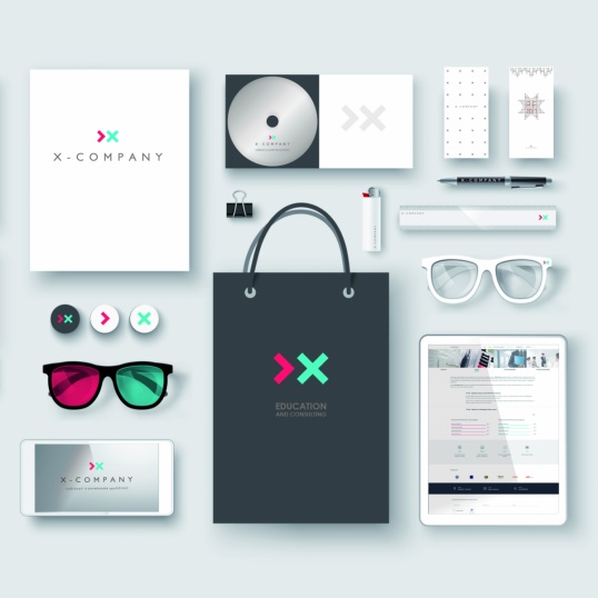 Nový design firemného štýlu - corporate identity xcompany